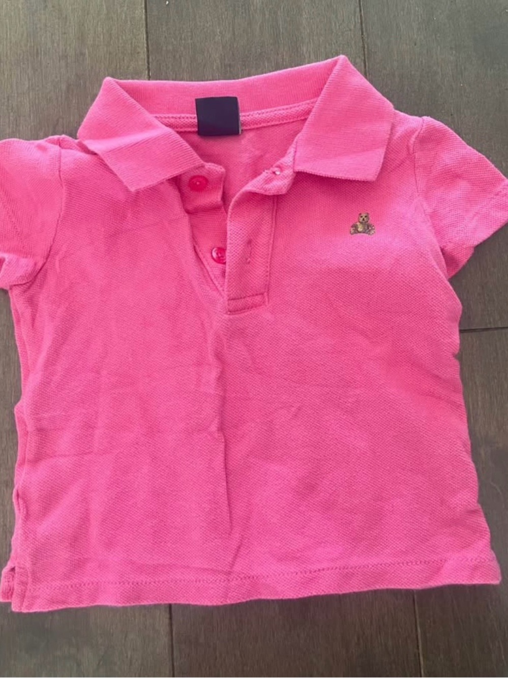 Gap Baby Pink Polo Shirt - 6-12m